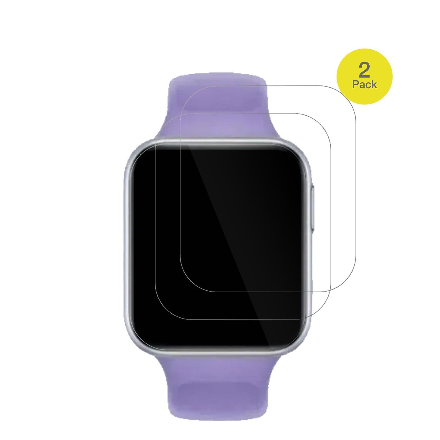 2x 3D Full Cover Schutzfolie für Oppo Watch SE (2)