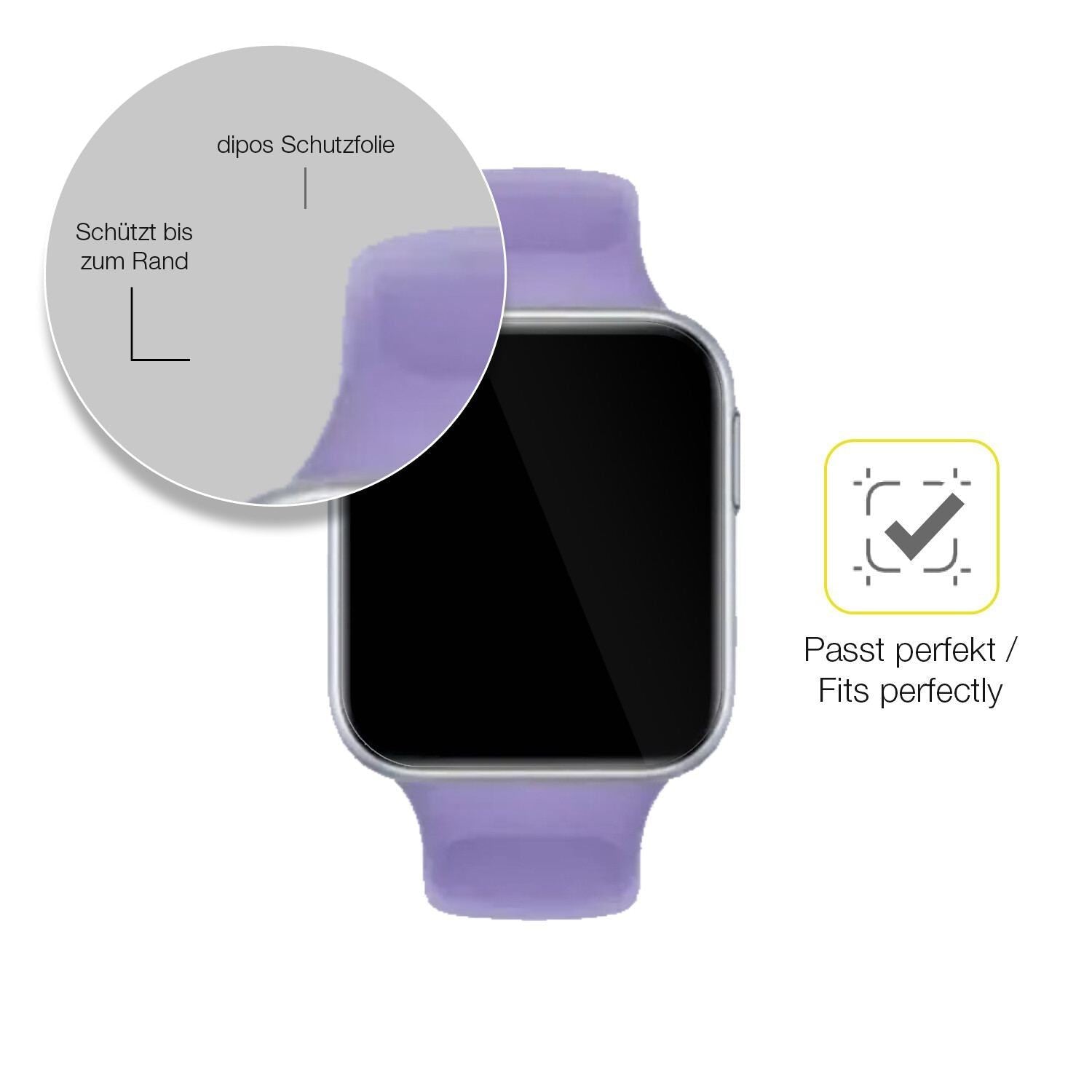 2x 3D Full Cover Schutzfolie für Oppo Watch SE (6)