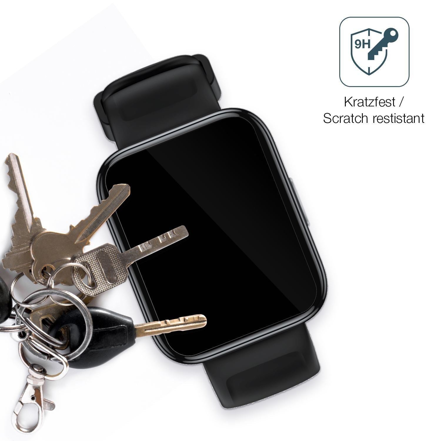 2x 9H Schutzfolie für Realme Watch 3 Panzerfolie (3)