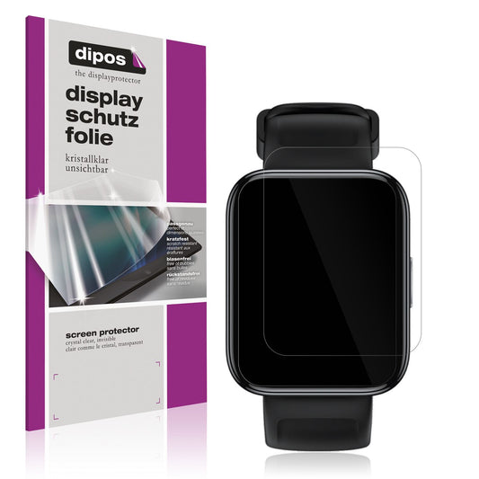 2x Schutzfolie klar für Realme Watch 3 Display-Sch (1)