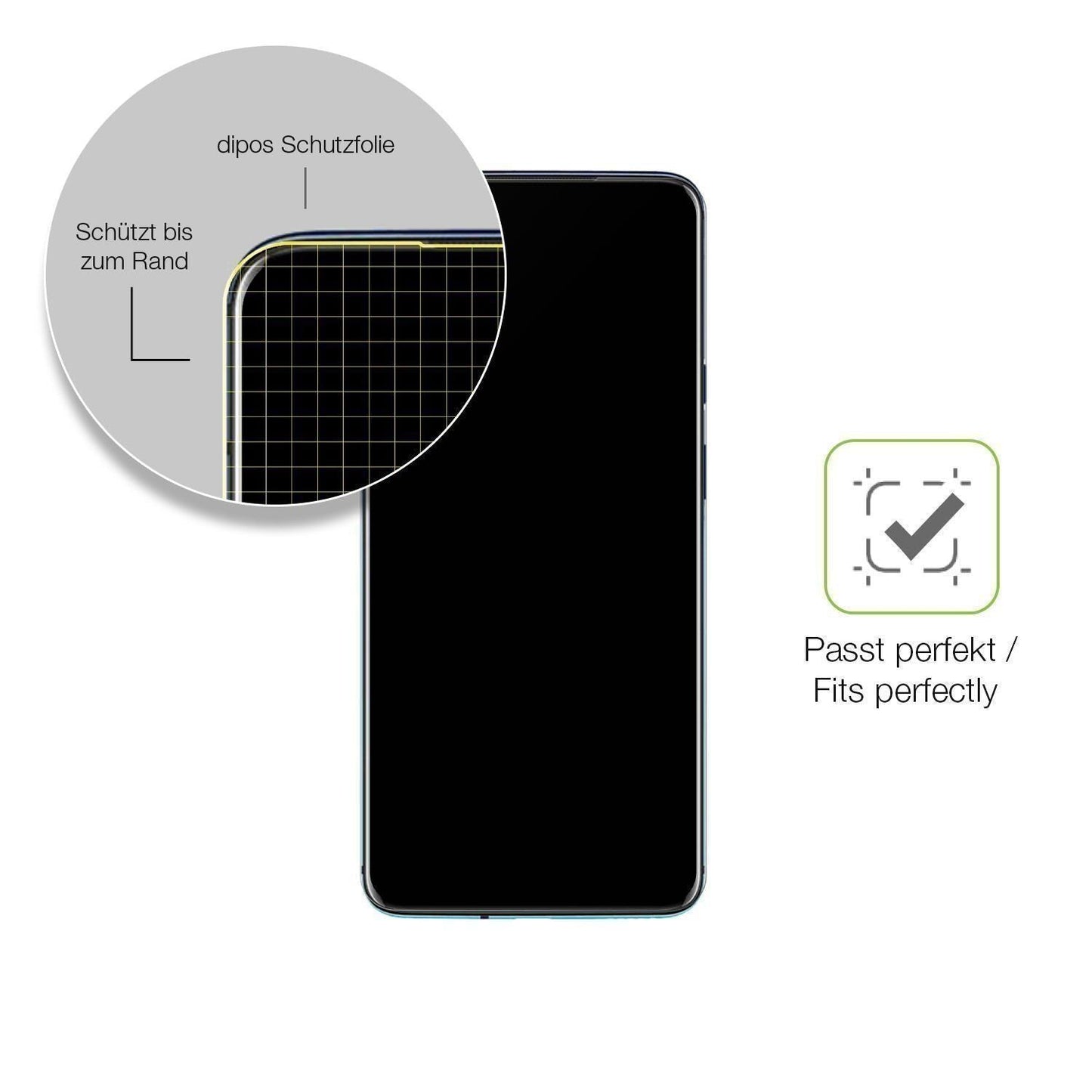 2x Full Cover Schutzfolie matt für OnePlus 7T Pro (6)