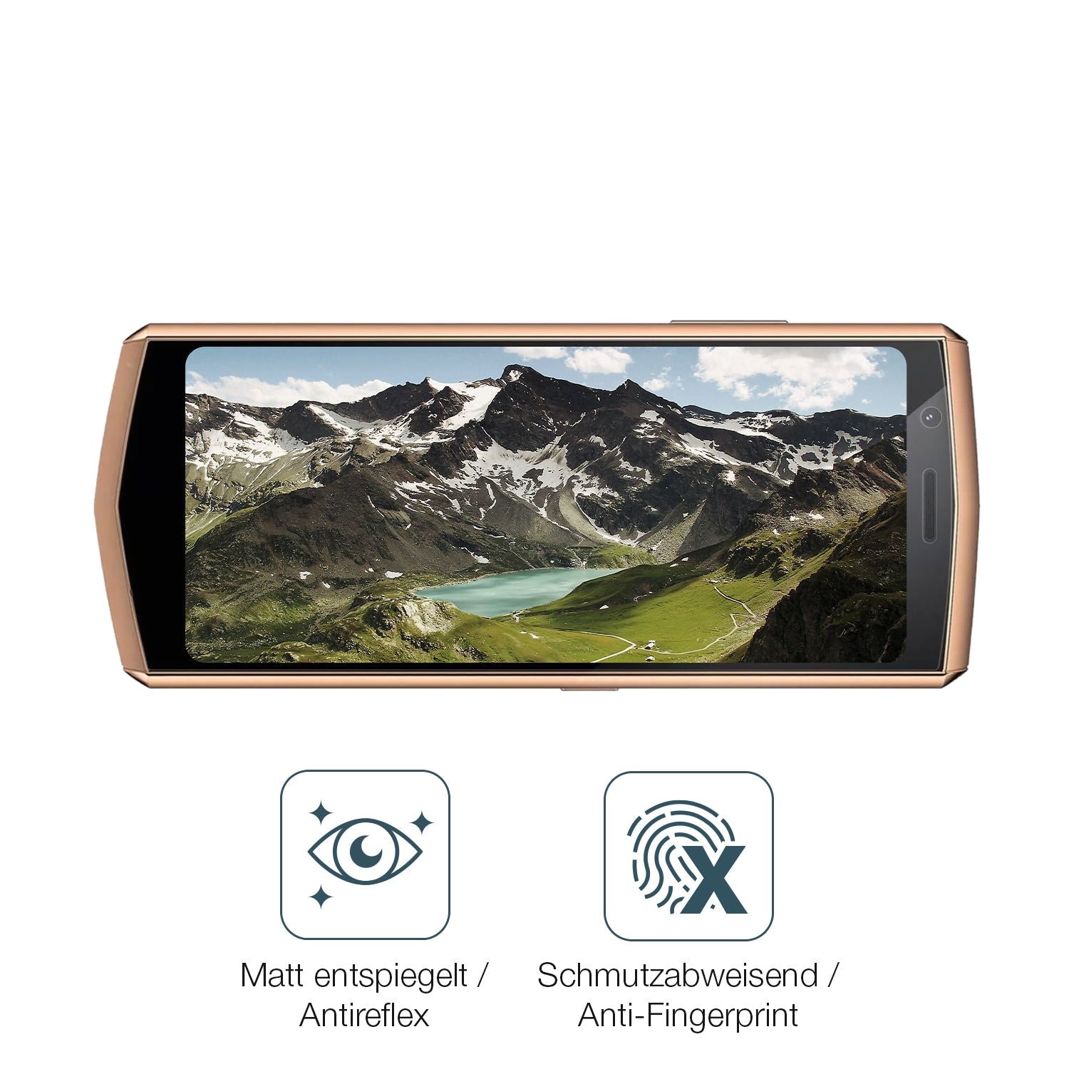 2x 9H Schutzfolie matt für Cubot Pocket 3 Panzerfo (5)