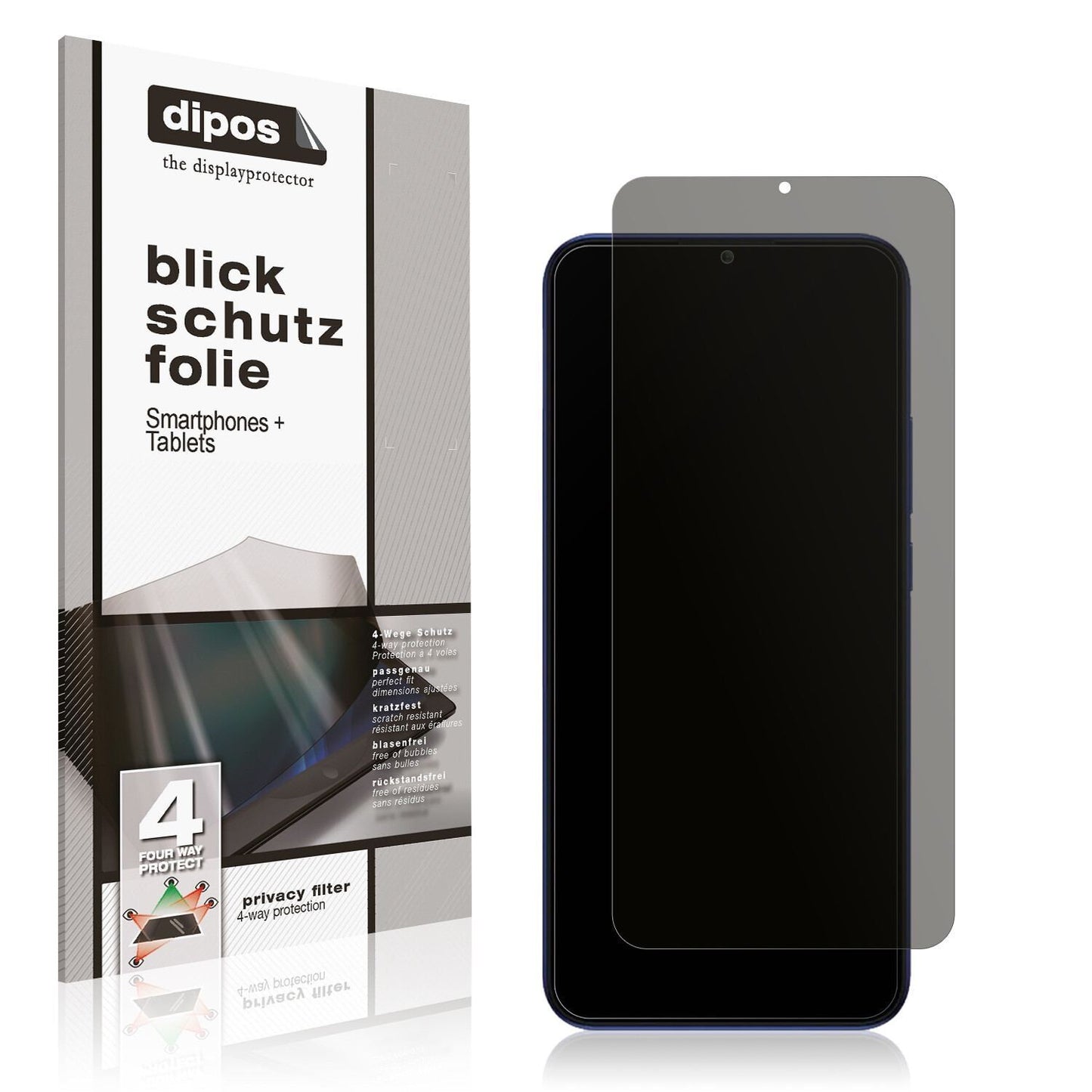 Blickschutzfolie für General Mobile GM 21 matt Sch (1)