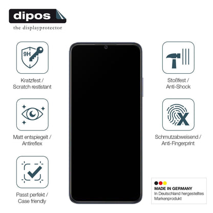 1x 9H Schutzfolie matt für Oppo A17K Panzerfolie (7)