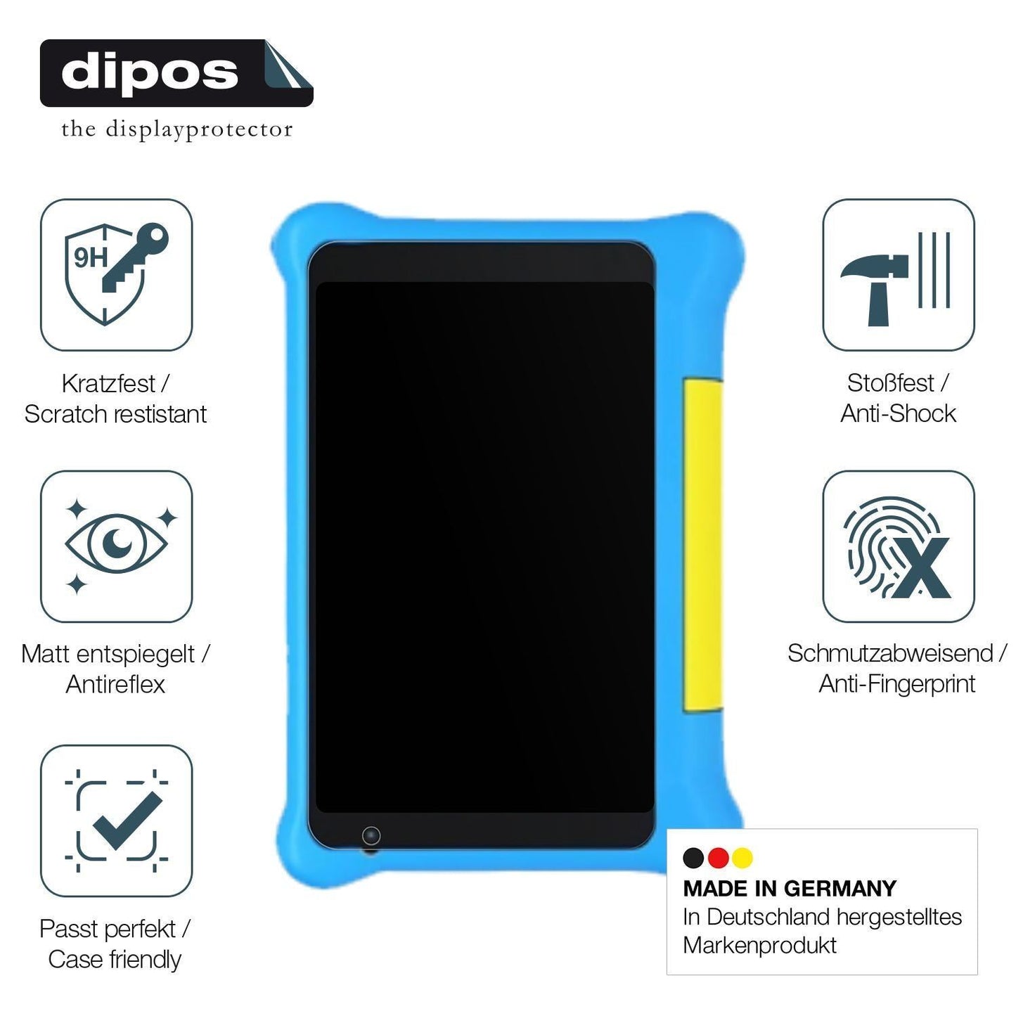 2x 9H Schutzfolie matt für HotLight Kinder Tablet  (7)