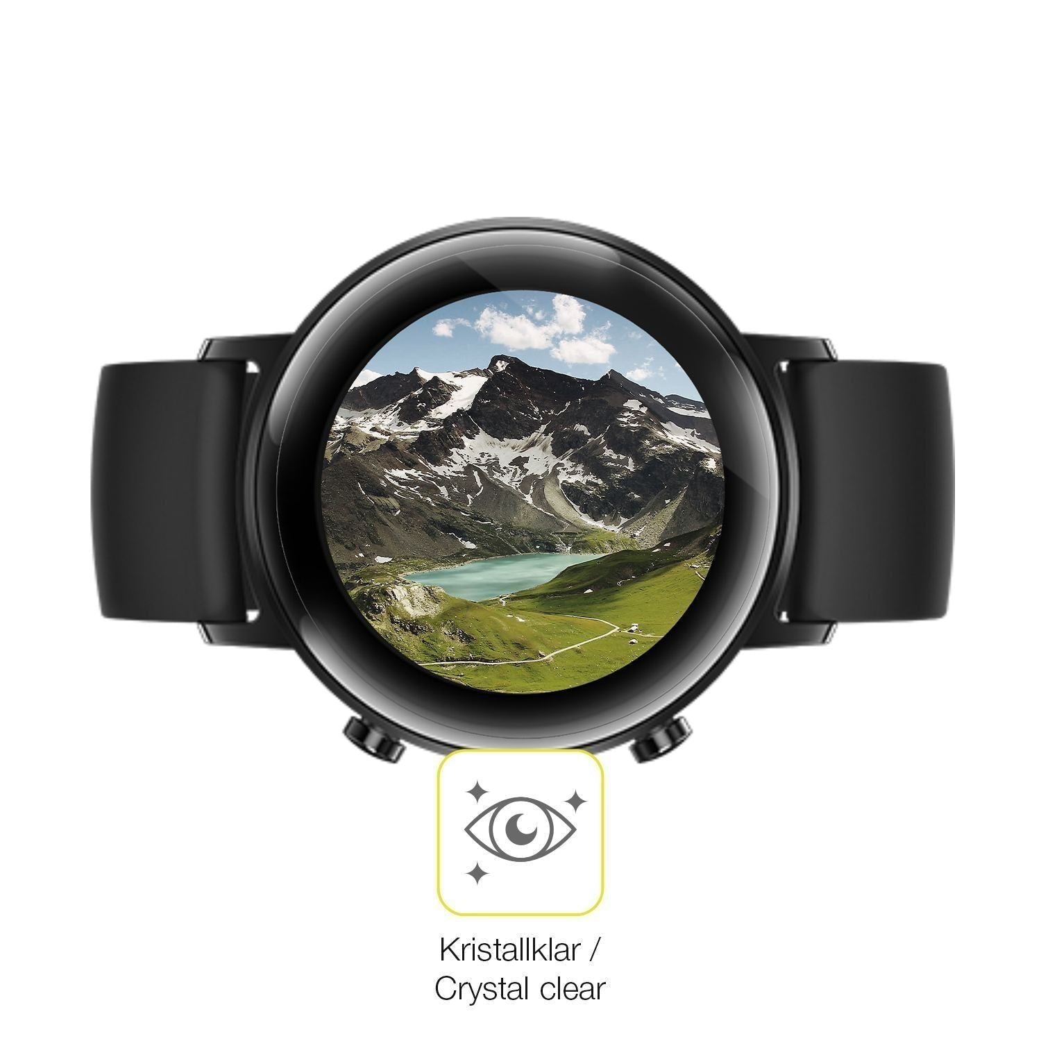 2x 3D Full Cover Schutzfolie für Huawei Watch GT2  (5)