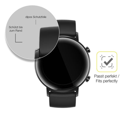 2x 3D Full Cover Schutzfolie für Huawei Watch GT2  (6)
