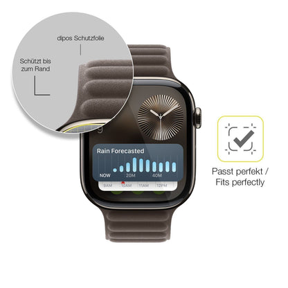 2x 3D Full Cover Schutzfolie für Apple Watch Serie (7)