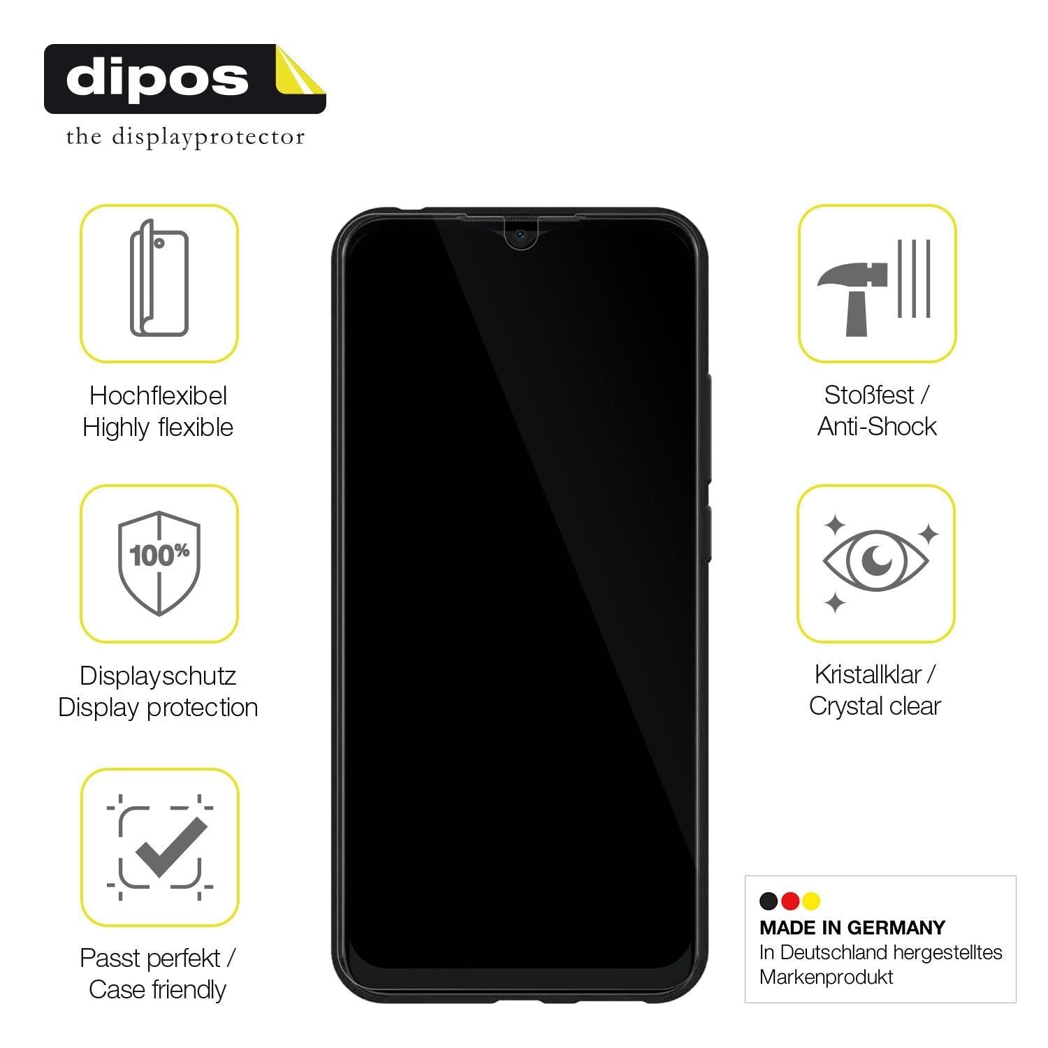 2x 3D Full Cover Schutzfolie für Alcatel 1L (2021) (7)