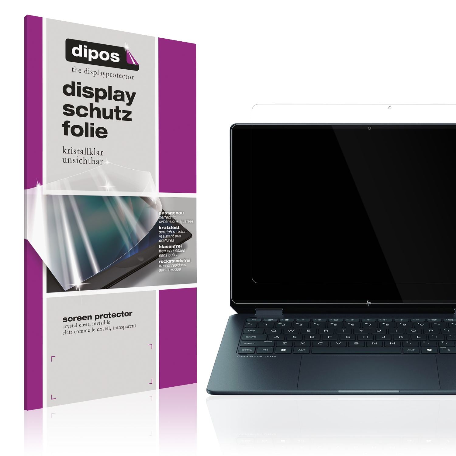 2x Schutzfolie klar für HP OmniBook Ultra Flip 14  (1)