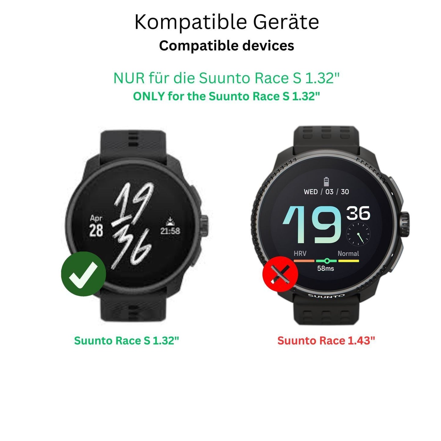 6x Schutzfolie klar für Suunto Races Display-Schut (2)