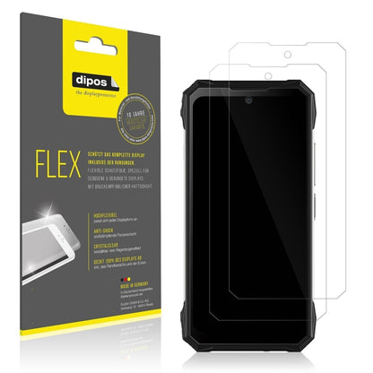 2x 3D Full Cover Schutzfolie für Doogee S89 Pro (1)