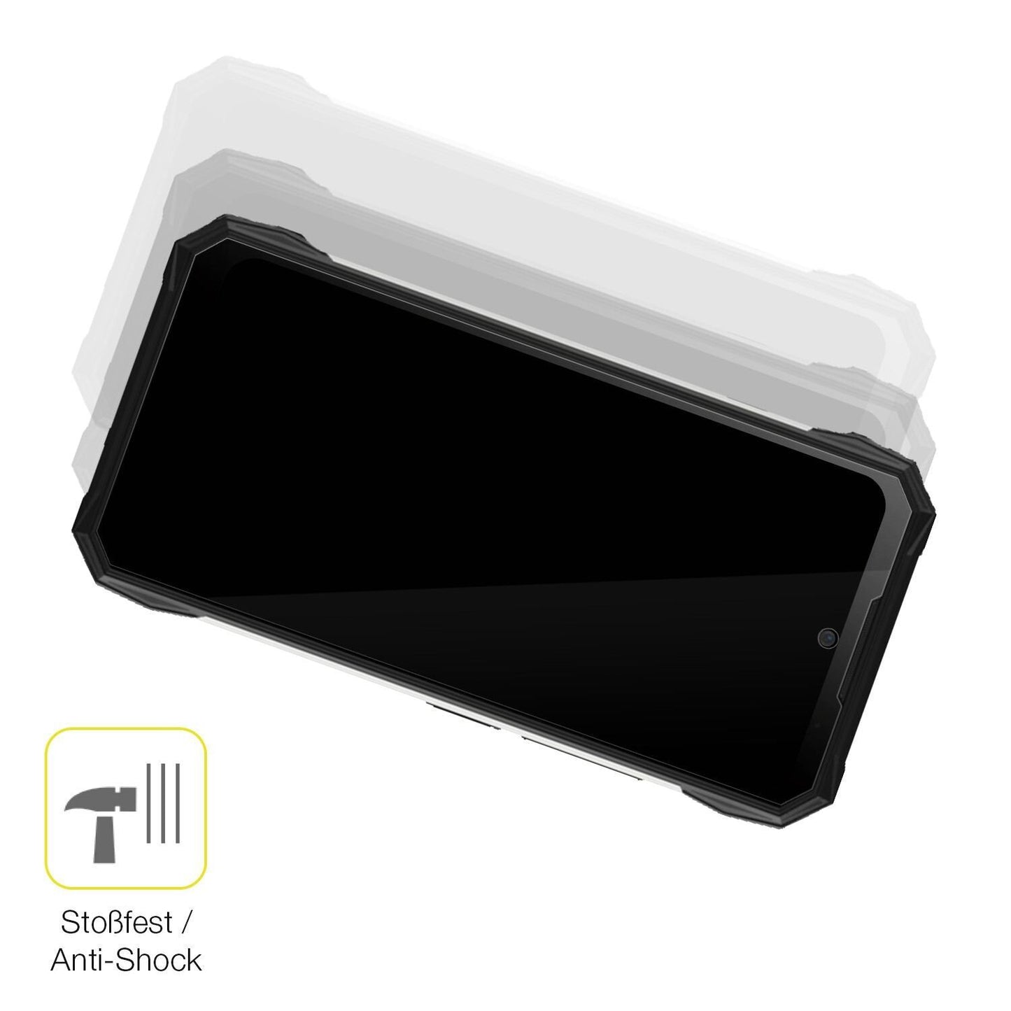 2x 3D Full Cover Schutzfolie für Doogee S89 Pro (4)