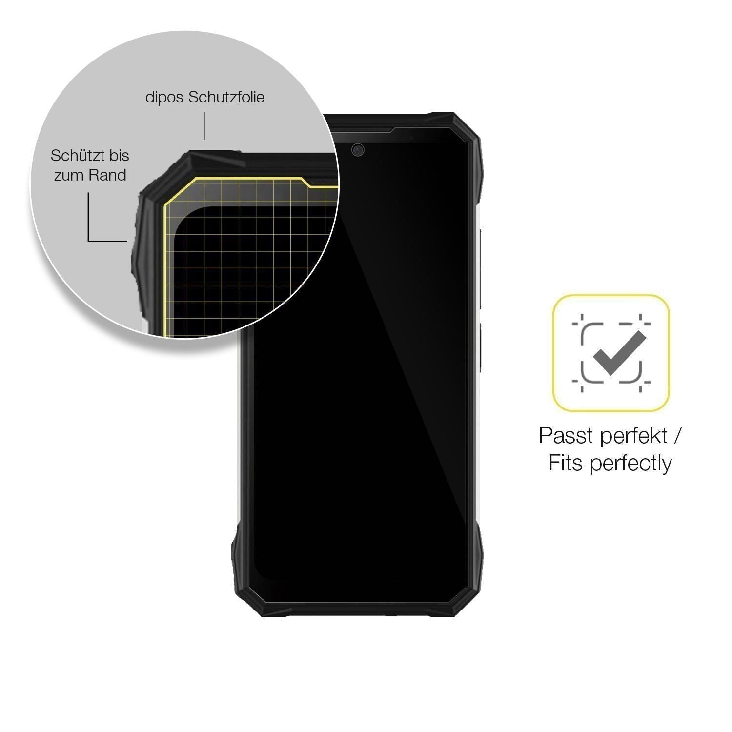 2x 3D Full Cover Schutzfolie für Doogee S89 Pro (6)