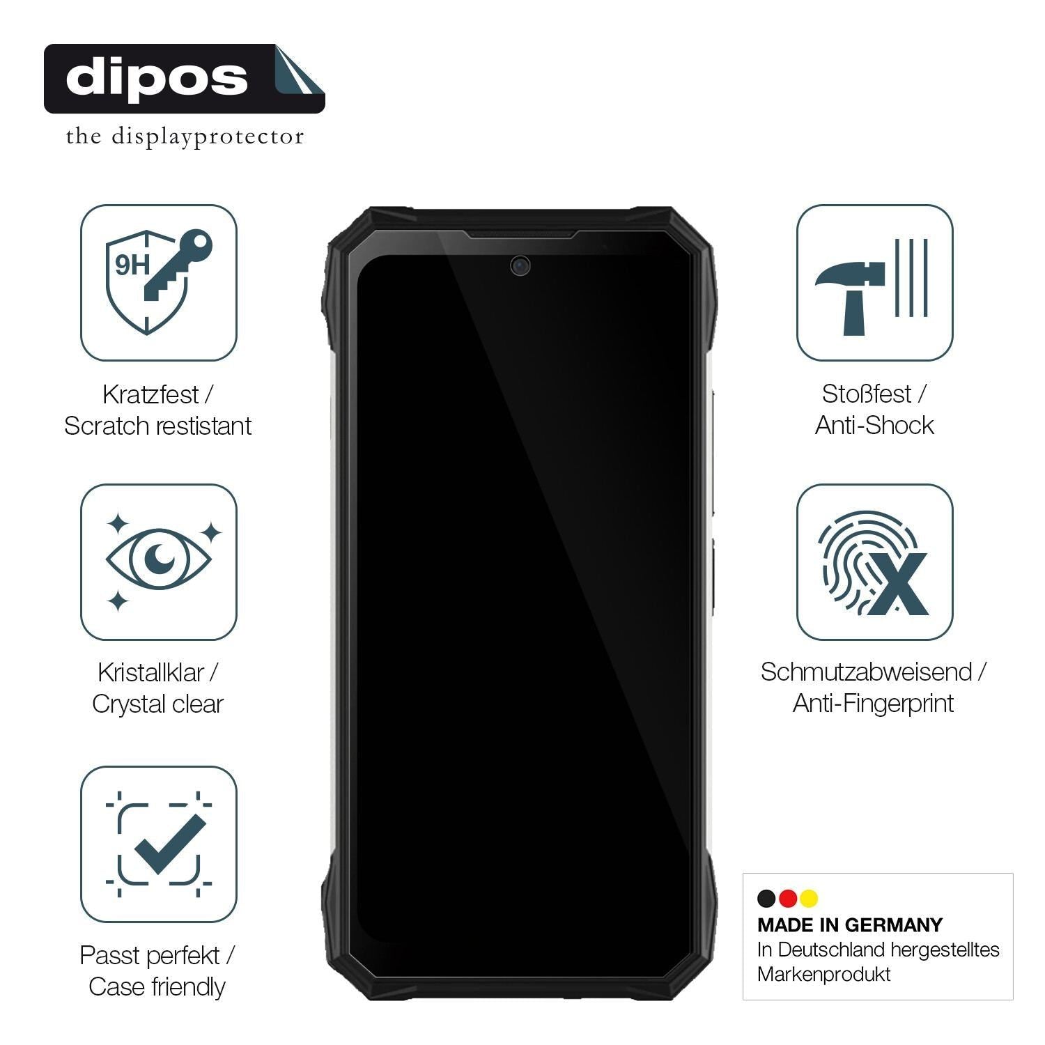 2x 9H Schutzfolie für Doogee S89 Pro Panzerfolie (7)