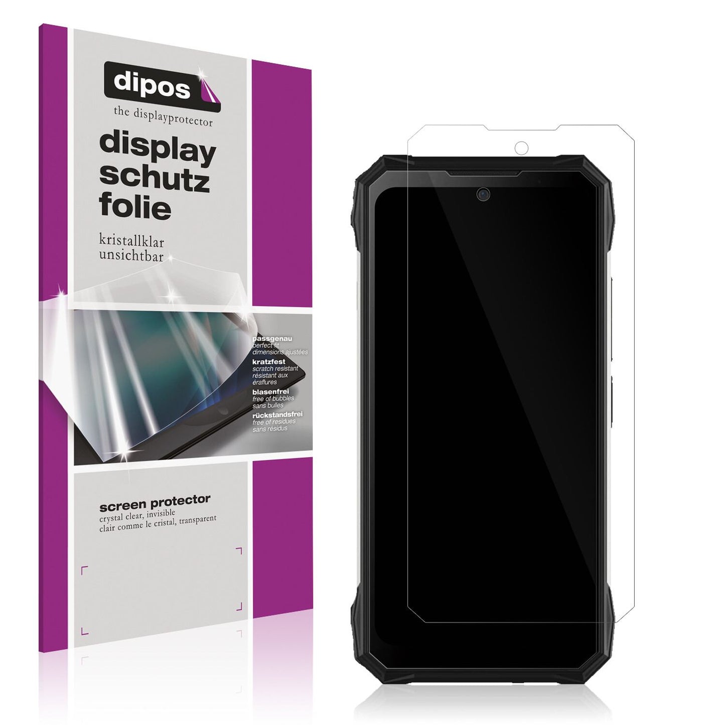 2x Schutzfolie klar für Doogee S89 Pro Display-Sch (1)