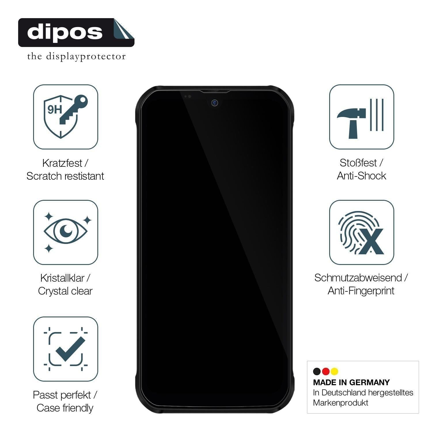 2x 9H Schutzfolie für Volla Phone X Panzerfolie (7)