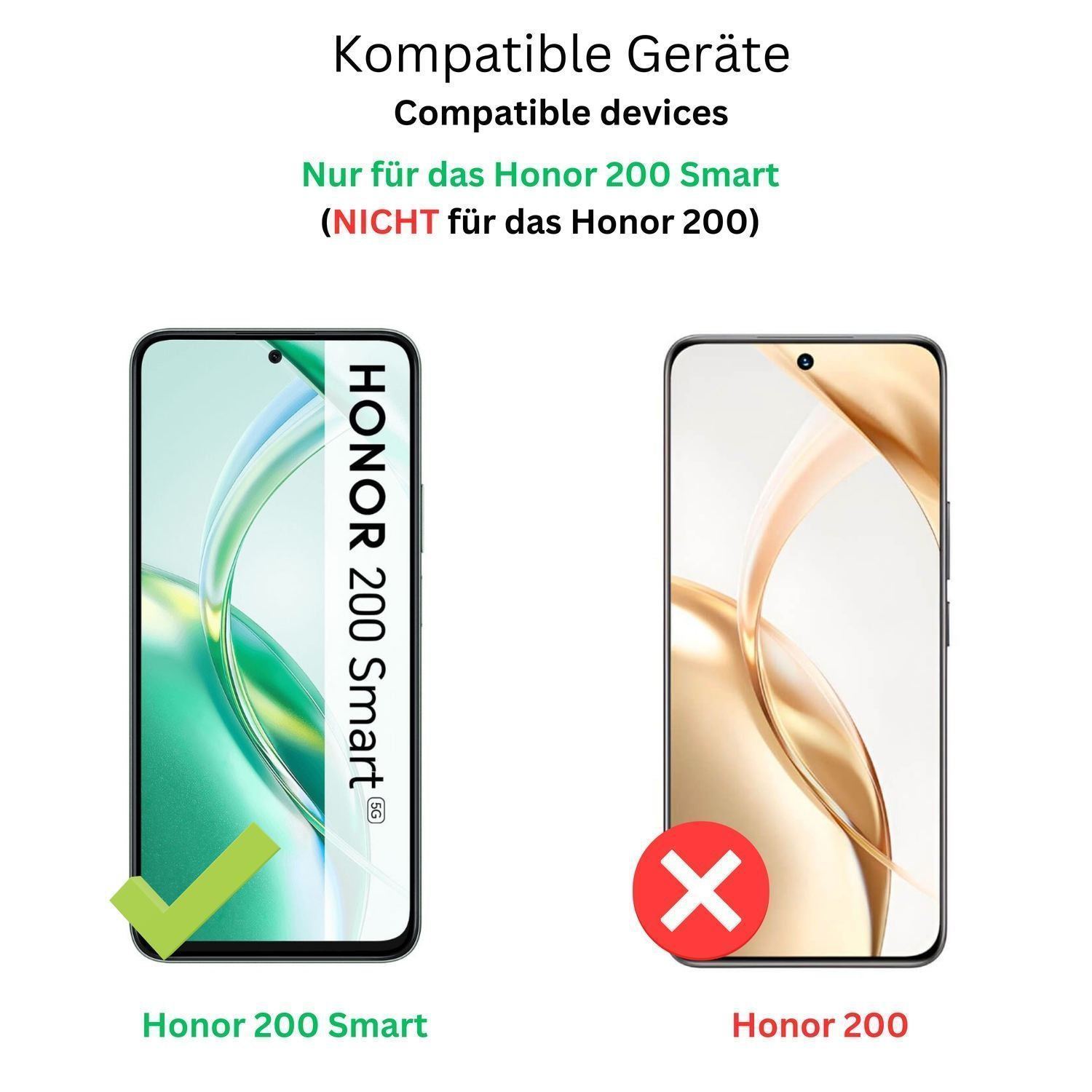 Blickschutzfolie für Honor 200 Smart matt Schutzfo (2)