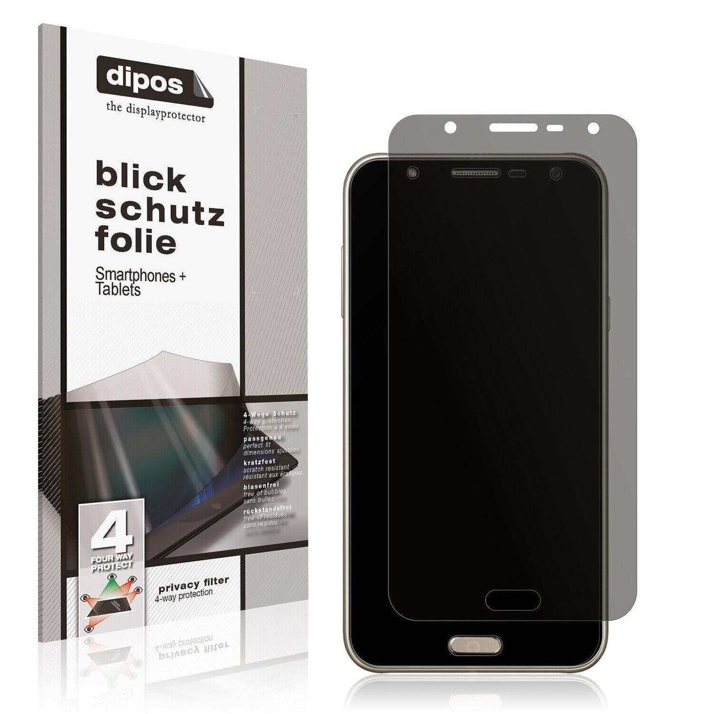 Blickschutzfolie für Samsung Galaxy J7 Neo matt Sc (1)