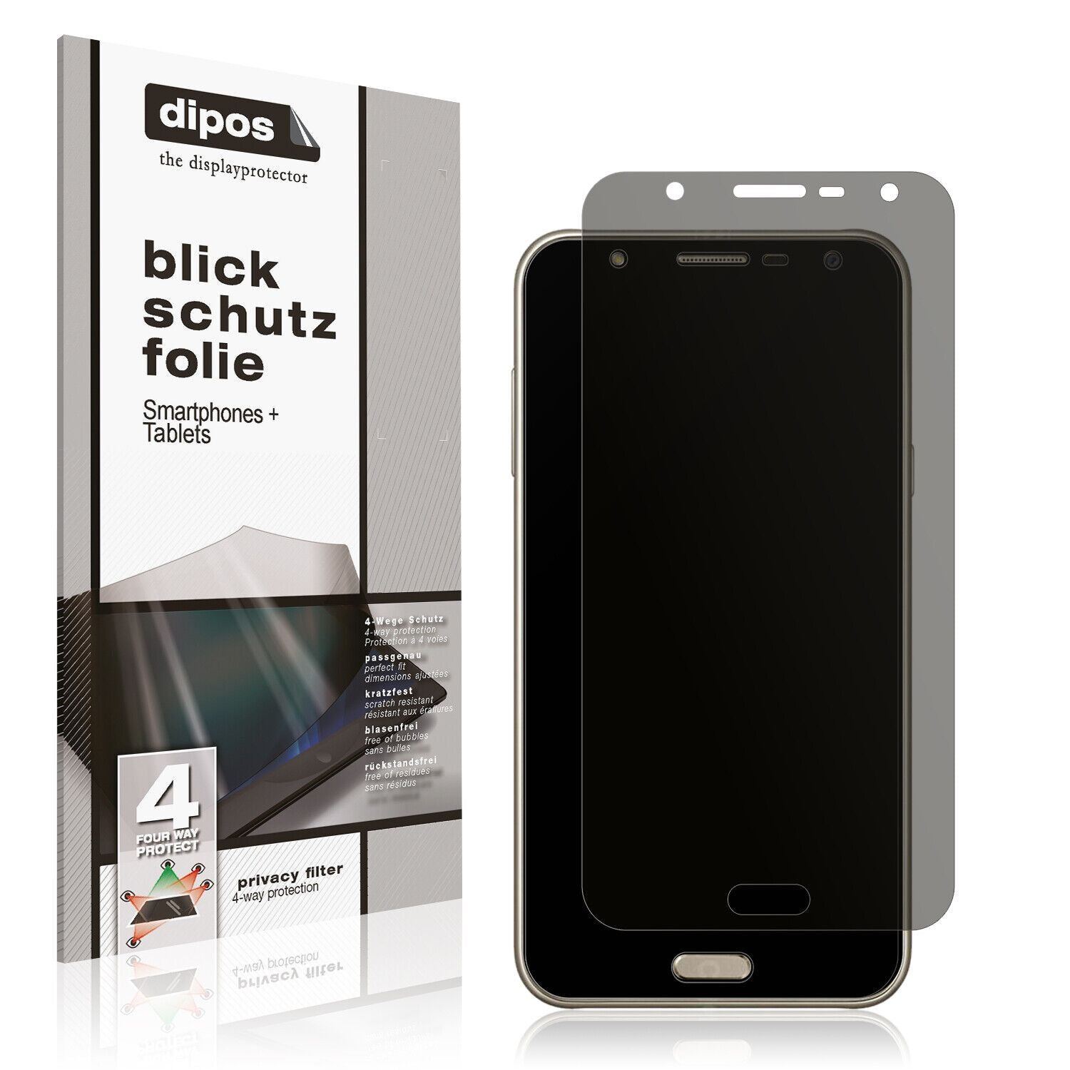 Blickschutzfolie für Samsung Galaxy J7 Neo matt Sc (1)