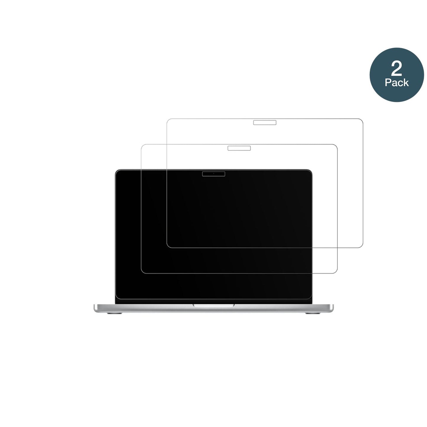 2x 9H Schutzfolie matt für MacBook Pro M4 14 Zoll  (2)
