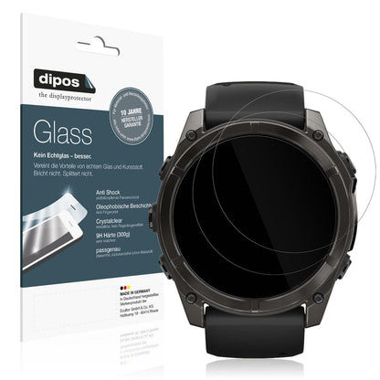 2x 9H Schutzfolie für Garmin Fenix 8 47mm Panzerfo (1)