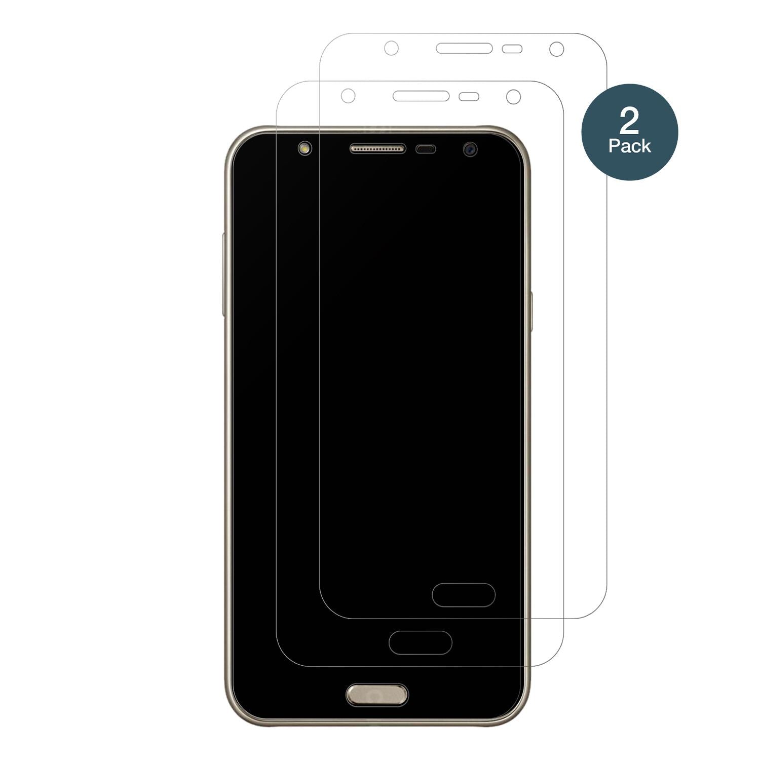 2x 9H Schutzfolie matt für Samsung Galaxy J7 Neo P (2)