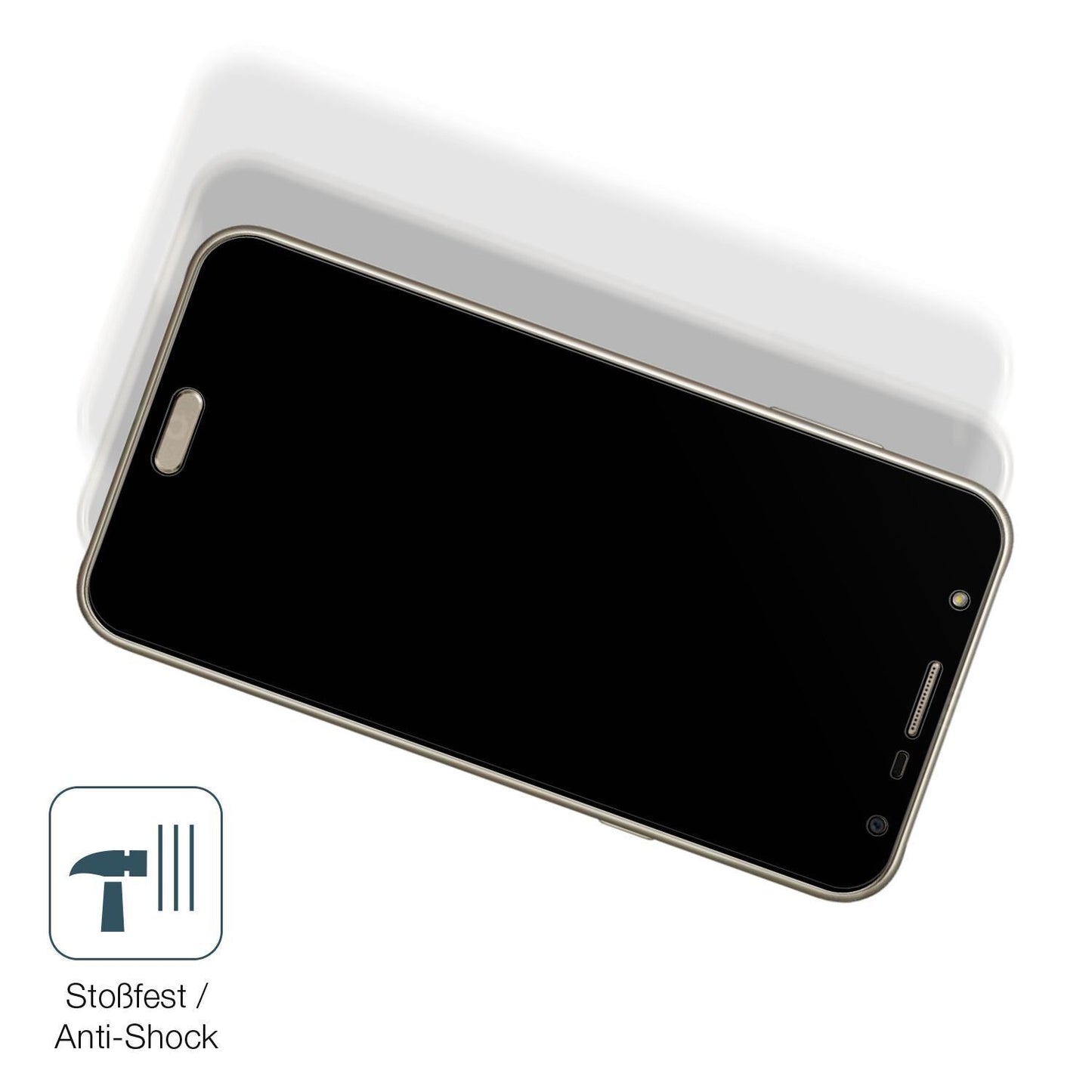 2x 9H Schutzfolie matt für Samsung Galaxy J7 Neo P (4)
