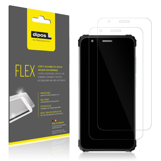 2x 3D Full Cover Schutzfolie für Blackview BV6600E (1)