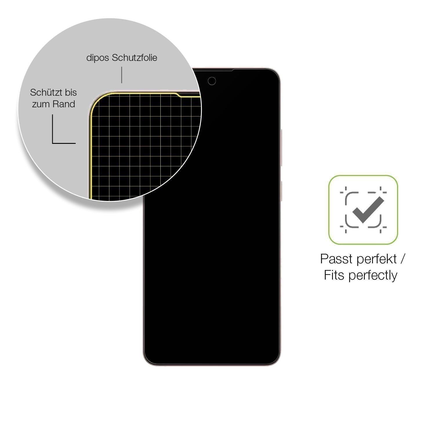 2x Full Cover Schutzfolie matt für Oppo Reno 12F 5 (6)