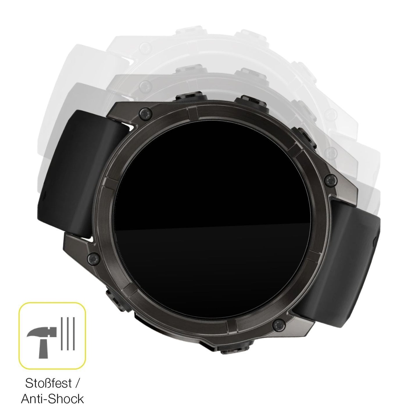 2x 3D Full Cover Schutzfolie für Garmin Fenix 8 47 (4)