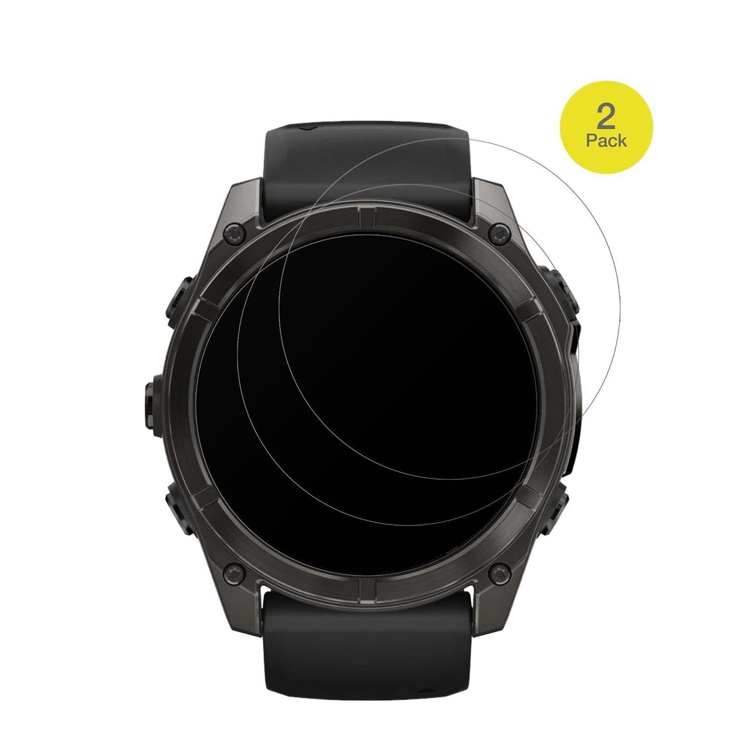 2x Full Cover Schutzfolie matt für Garmin Fenix 8  (2)