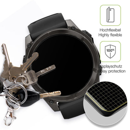 2x Full Cover Schutzfolie matt für Garmin Fenix 8  (3)