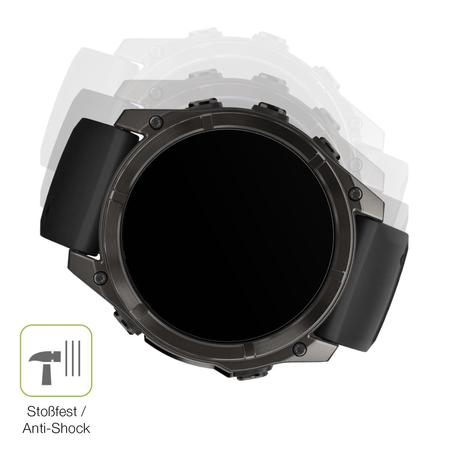 2x Full Cover Schutzfolie matt für Garmin Fenix 8  (4)