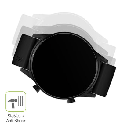 2x Full Cover Schutzfolie matt für Tecno Watch Pro (4)