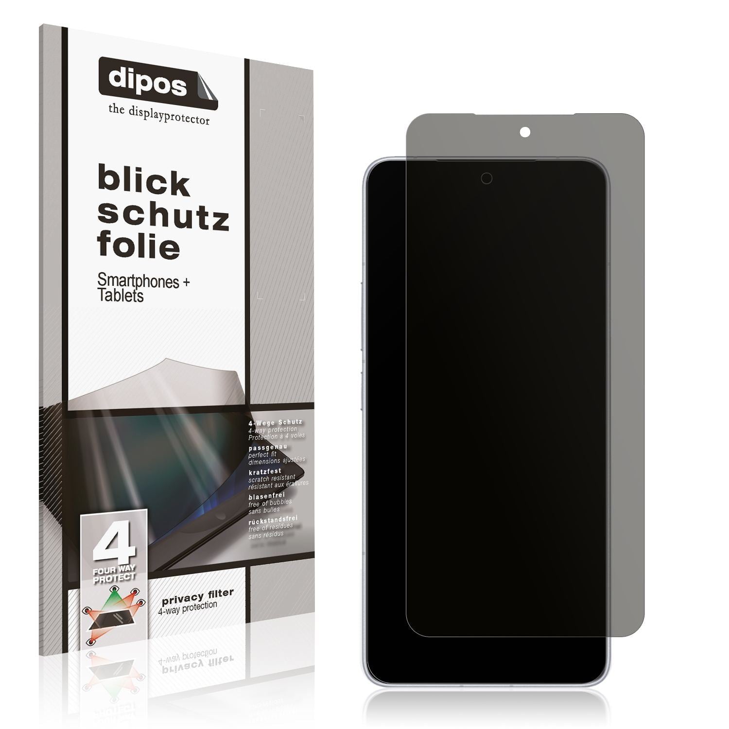 Blickschutzfolie für Xiaomi Redmi K80 Pro matt Sch (1)