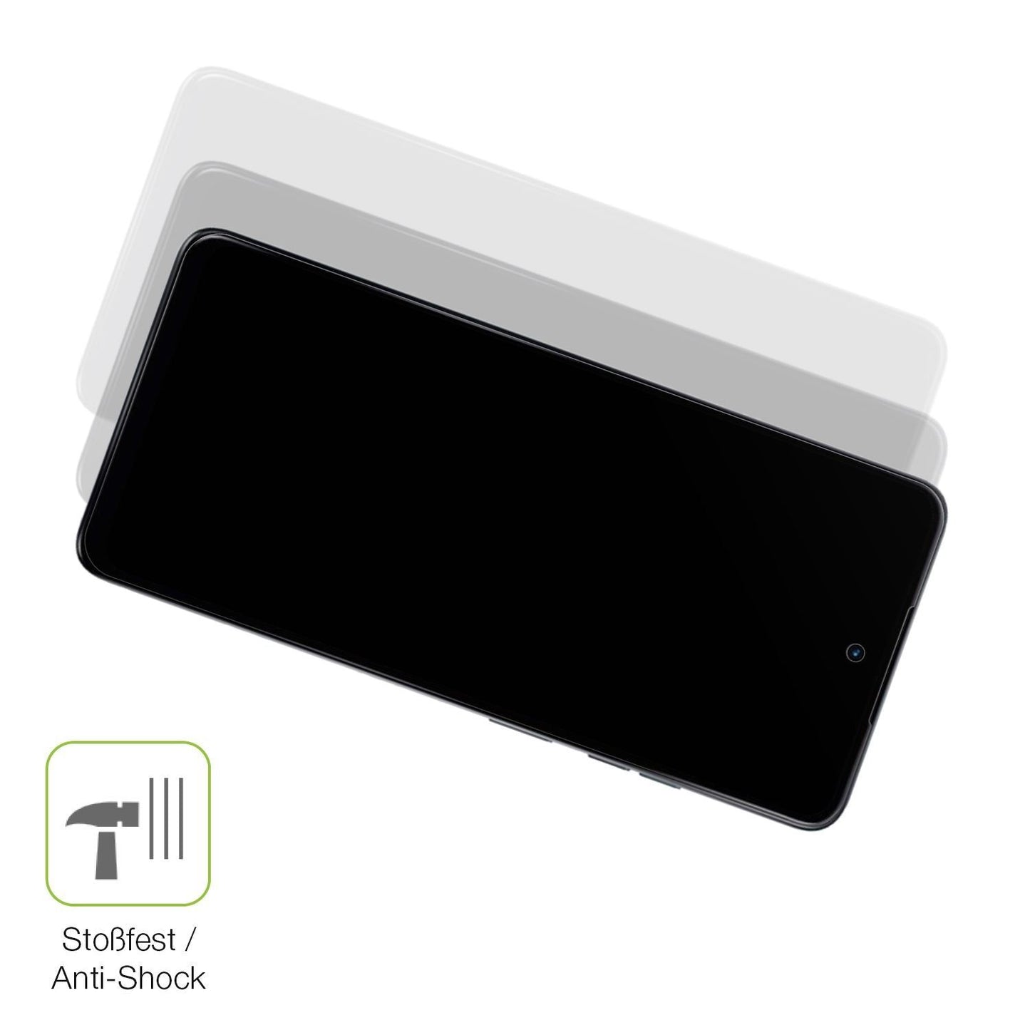 2x Full Cover Schutzfolie matt für Motorola Moto G (4)