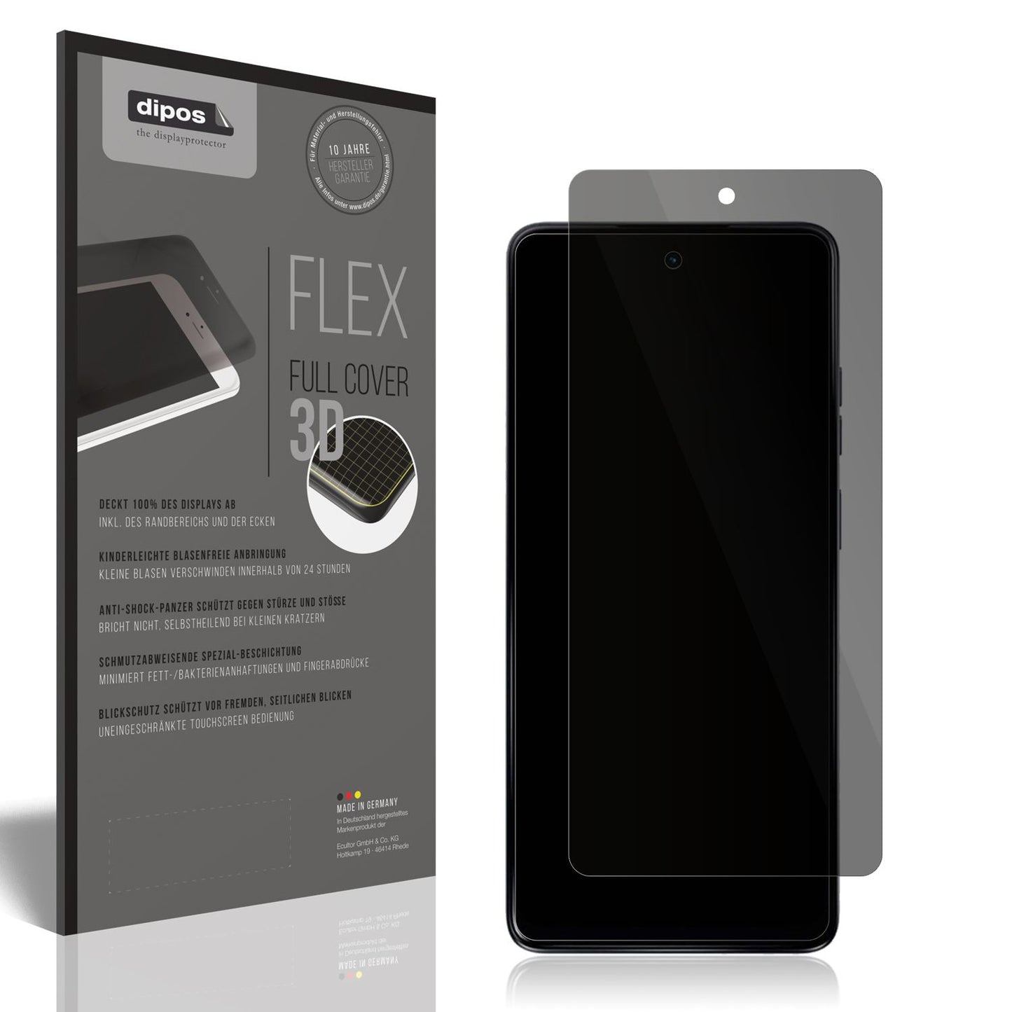 Full Cover Privacy Blickschutzfolie für Motorola M (1)