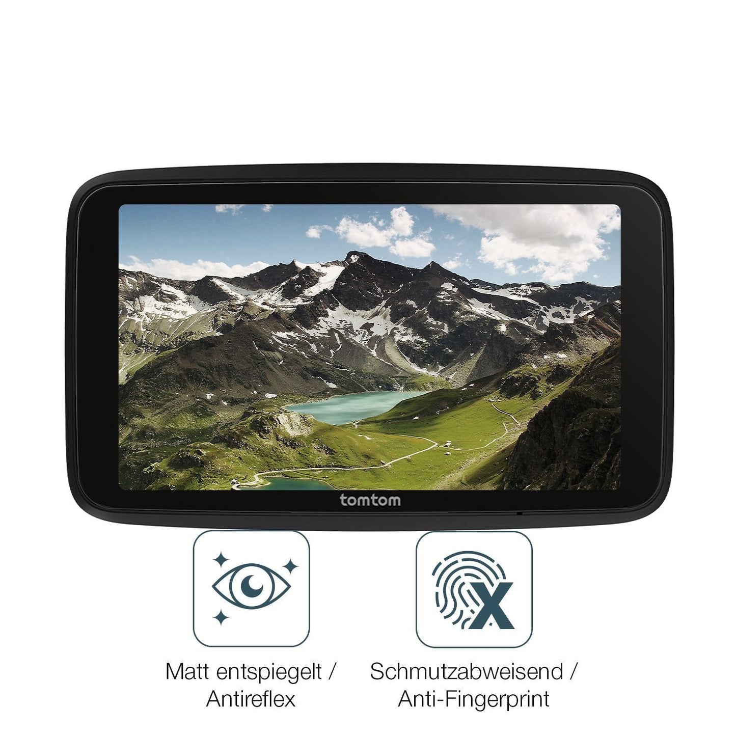 2x 9H Schutzfolie matt für TomTom Go Advanced 6 Zo (5)