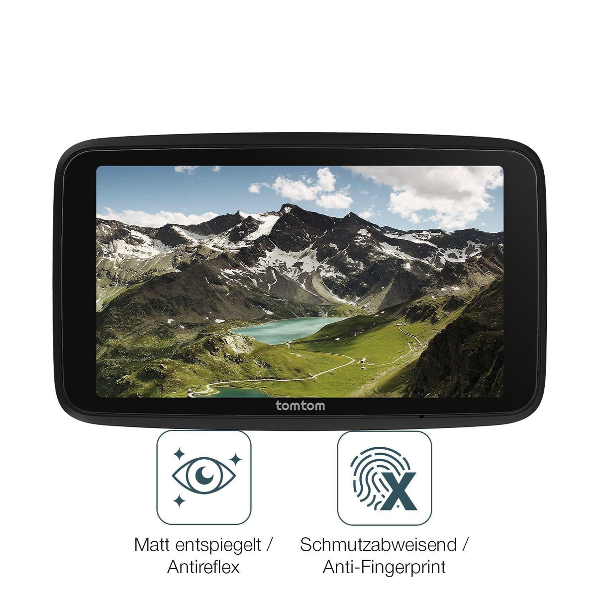 2x 9H Schutzfolie matt für TomTom Go Classic 6 Zol (5)