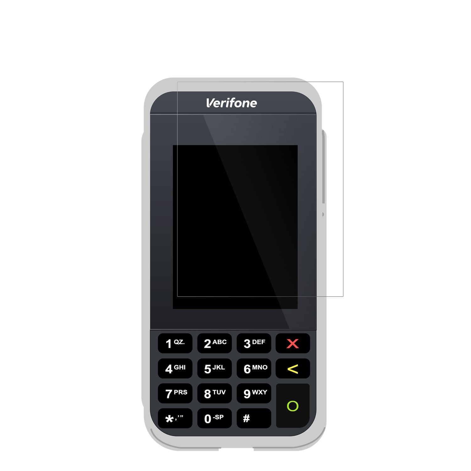 4x Schutzfolie klar für Verifone e285 Display-Schu (2)