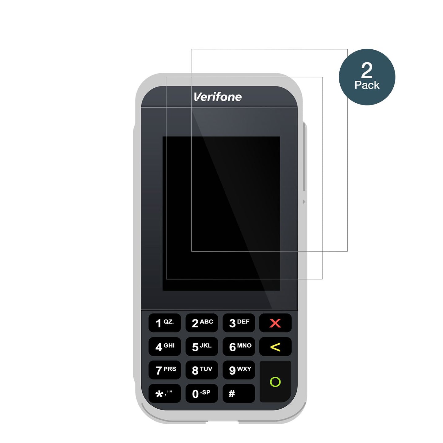 2x 9H Schutzfolie für Verifone e285 Panzerfolie (2)