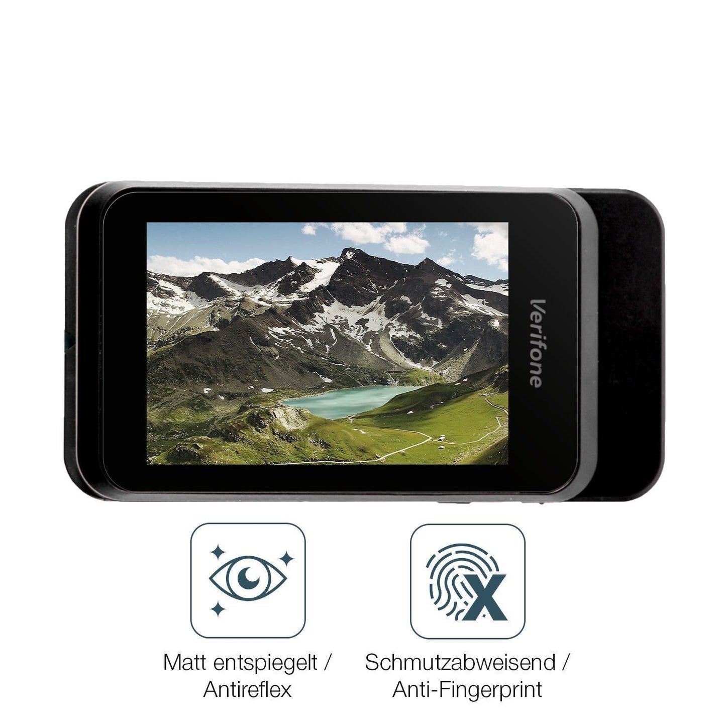 4x Schutzfolie matt für Verifone e280s Display-Sch (4)