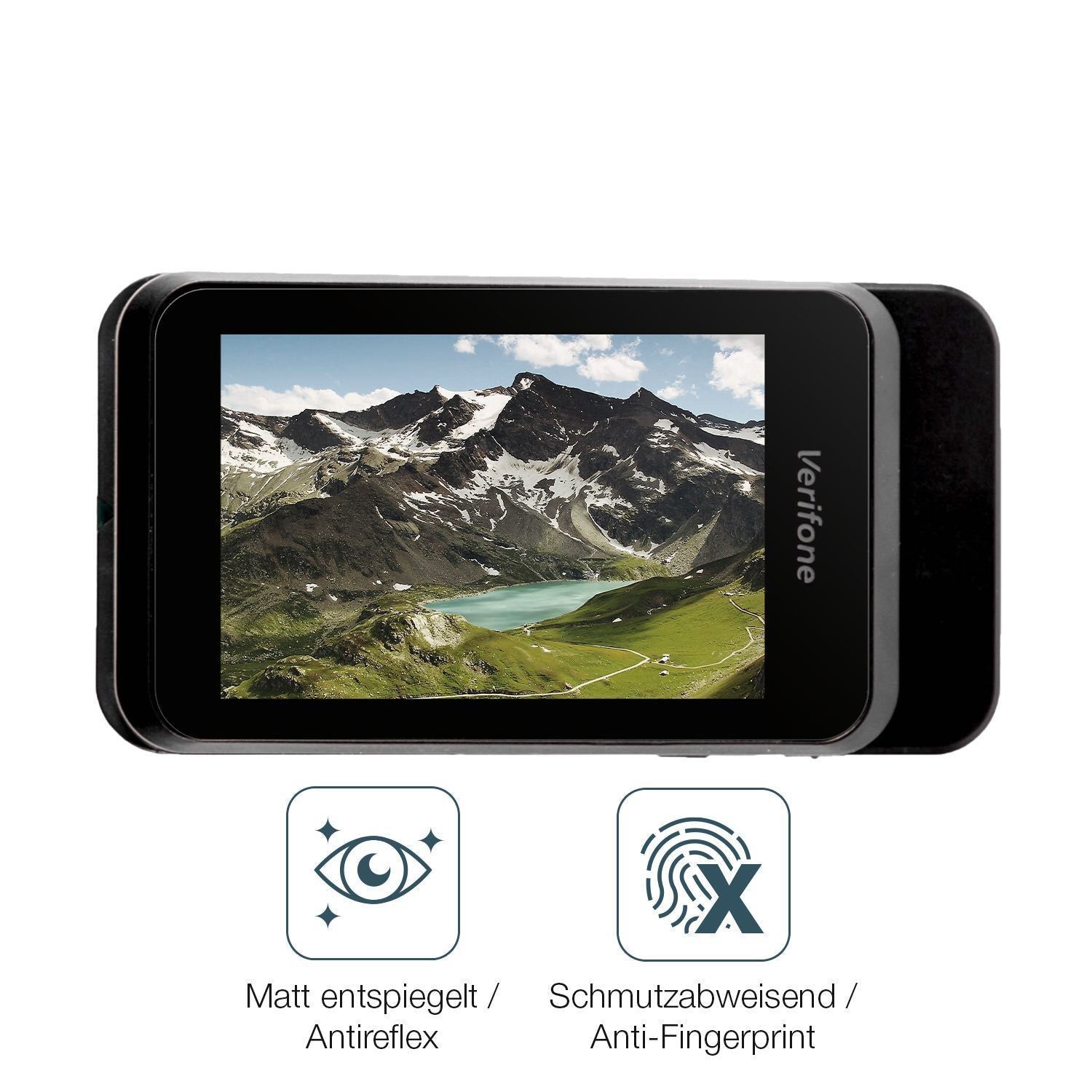 4x Schutzfolie matt für Verifone e280s Display-Sch (4)