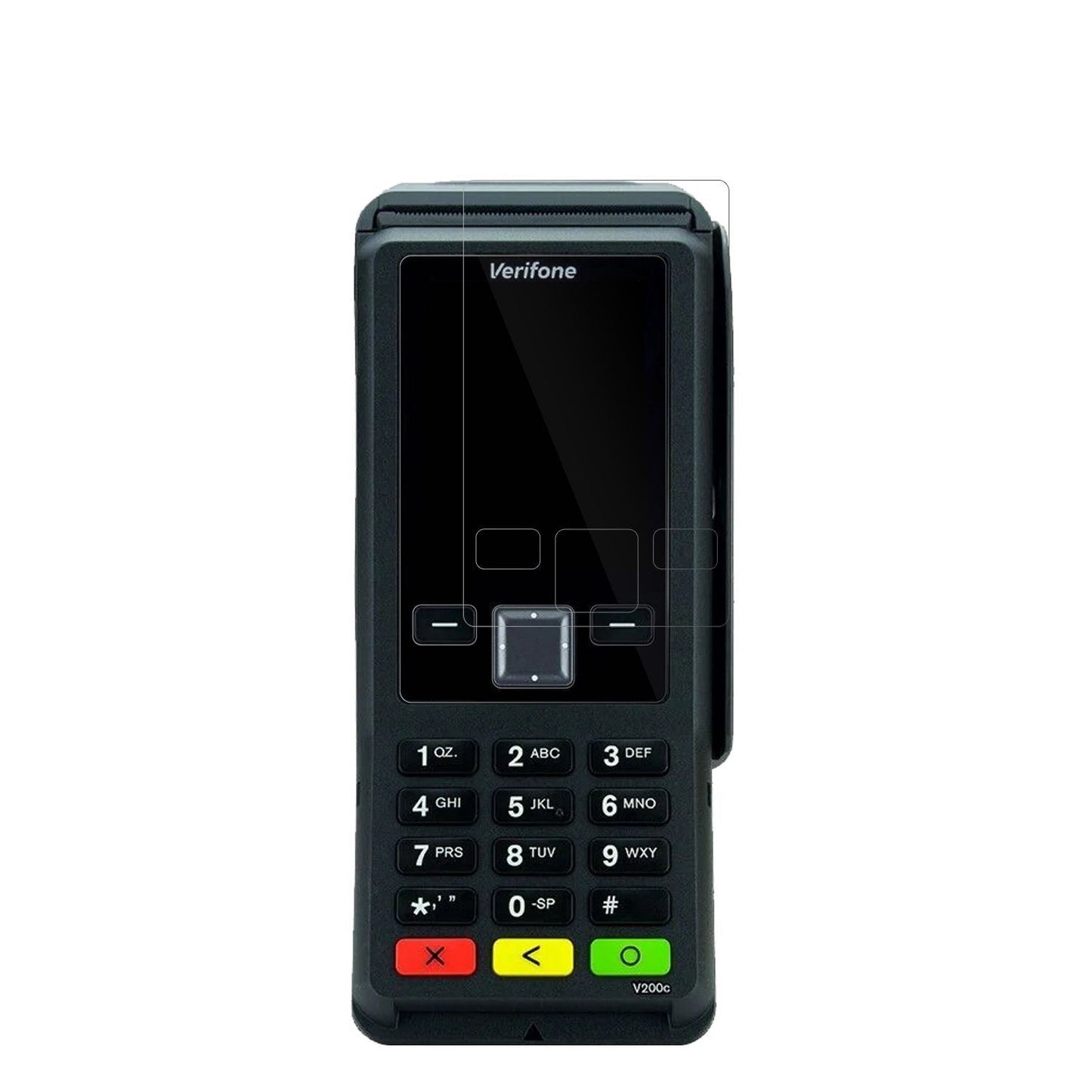 4x Schutzfolie klar für Verifone V200c Display-Sch (2)