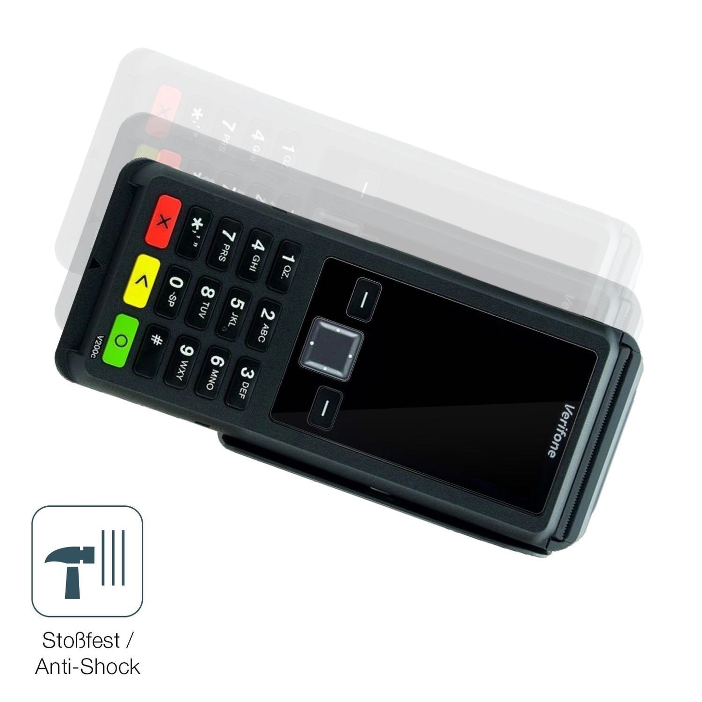 2x 9H Schutzfolie für Verifone V200c Panzerfolie (4)