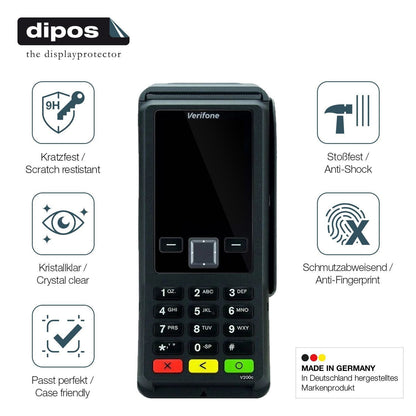 2x 9H Schutzfolie für Verifone V200c Panzerfolie (7)