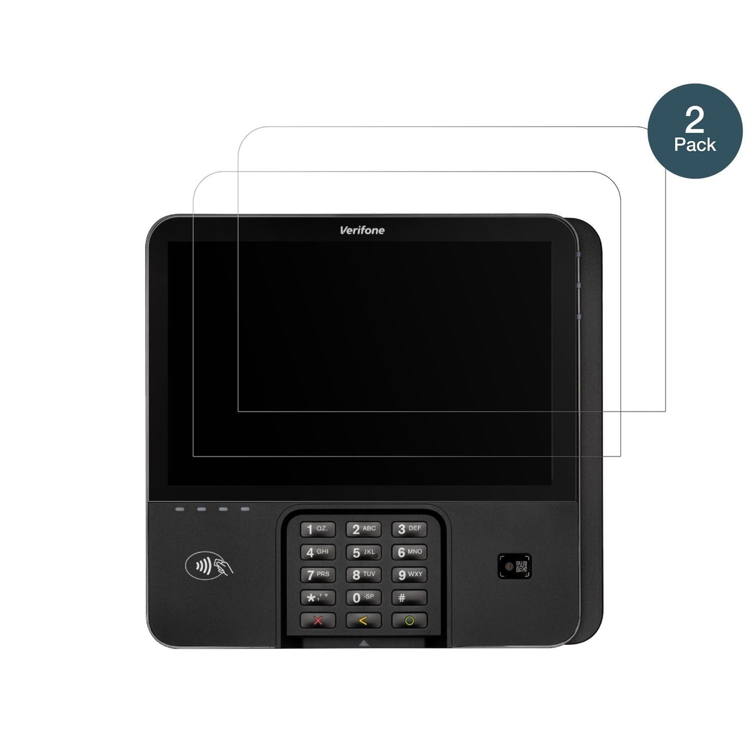 2x 9H Schutzfolie matt für Verifone M440 Panzerfol (2)