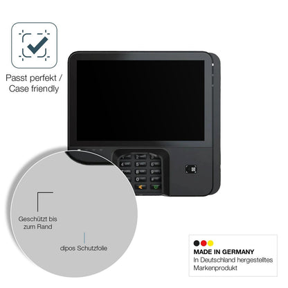 2x 9H Schutzfolie matt für Verifone M425 Panzerfol (6)