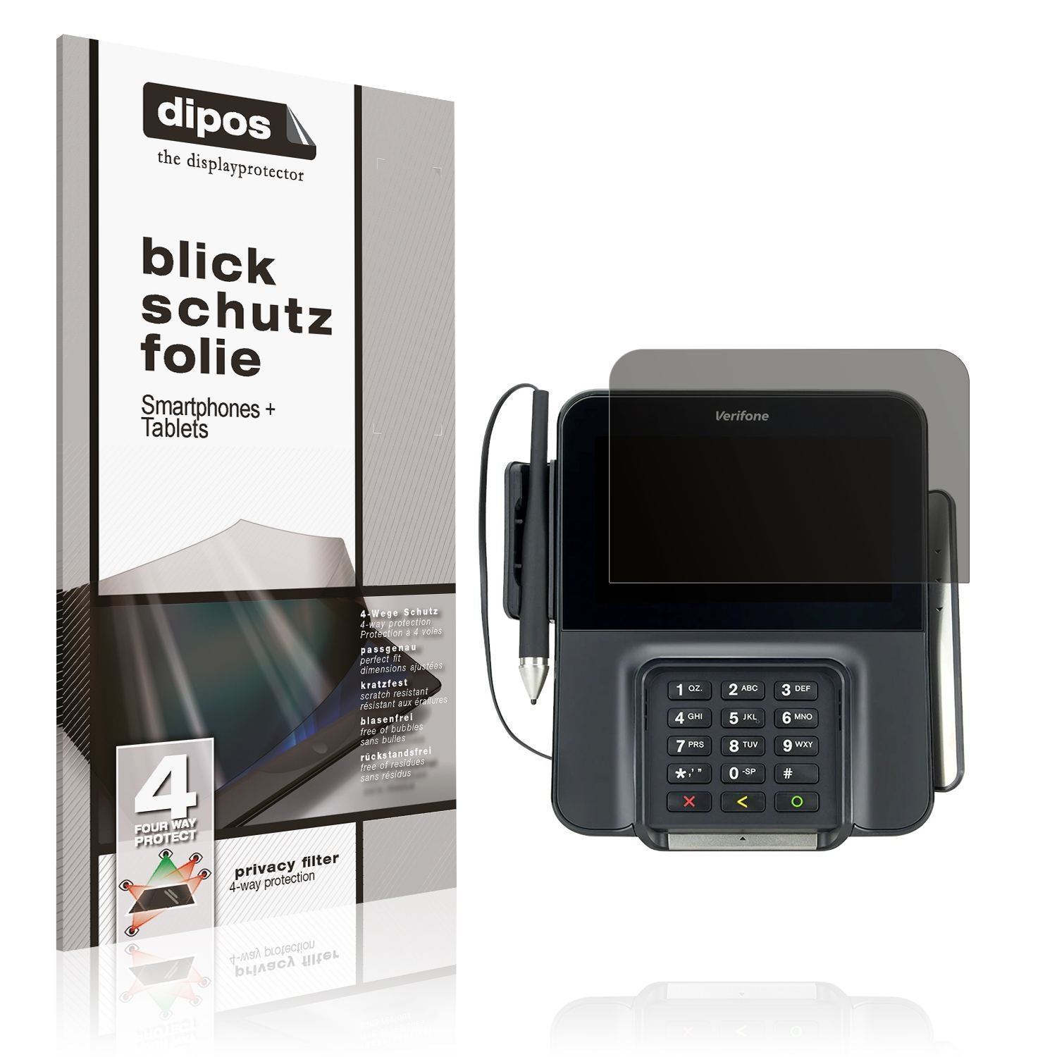 Blickschutzfolie für Verifone M400 matt Schutzfoli (1)
